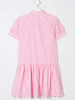 Thumbnail for your product : Ralph Lauren Kids striped shirt sleeve shirt dress