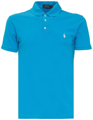 Polo Ralph Lauren Logo Embroidered Slim-Fit Polo Shirt - ShopStyle