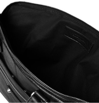 Balenciaga Creased-Leather Briefcase