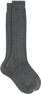 Miu Miu High silk socks - ShopStyle