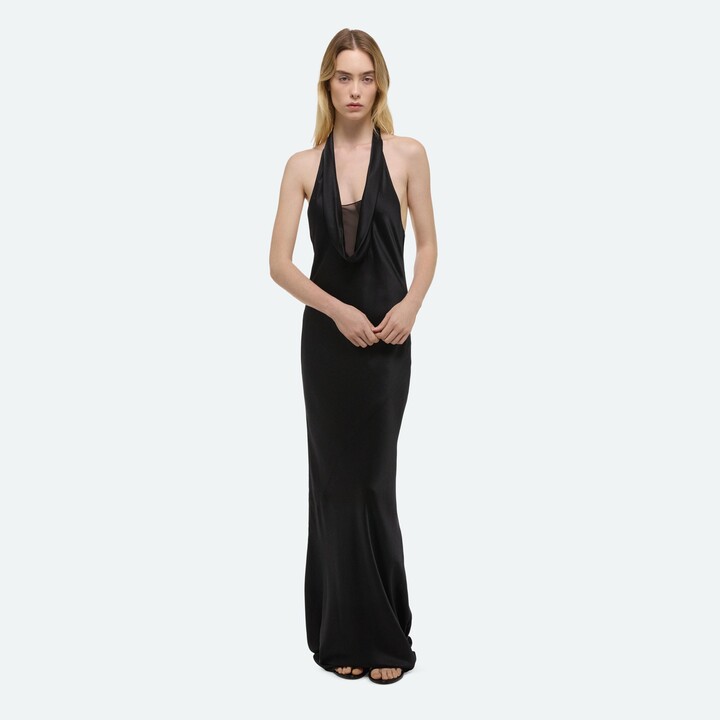 Helmut Lang Silk U-Neck Dress