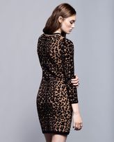Thumbnail for your product : A.L.C. Exclusive Leopard Longsleeve Knit Dress