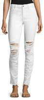 Thumbnail for your product : Joe's Jeans Icon Distressed Raw-Edge Skinny Jeans
