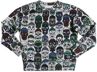 Molo Skulls Print Cotton Sweatshirt
