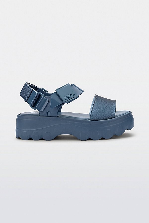 Melissa Kick Off Jelly Platform Sandal in Blue/Blue