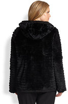 Thumbnail for your product : Marina Rinaldi Marina Rinaldi, Sizes 14-24 Elisir Fur Bomber Jacket