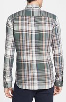 Thumbnail for your product : 7 For All Mankind Trim Fit Plaid Oxford Linen Sport Shirt