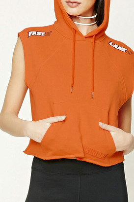 forever 21 sleeveless hoodie