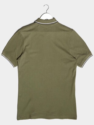 Badrhino Essential Tipping Polo Shirt - Khaki
