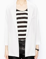 Thumbnail for your product : ASOS Blazer in Longline Crepe