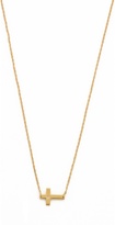 Thumbnail for your product : Jennifer Zeuner Jewelry Theresa Mini Diamond Cross Necklace