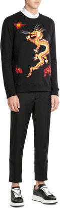 Valentino Embroidered Cotton Sweatshirt