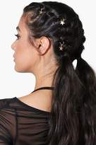 Thumbnail for your product : boohoo Lilly Star Hair Rings 5 Pack