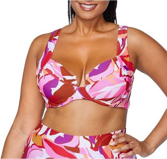 Raisins Women's The Goldens Swim Bikini Top 14W Multi