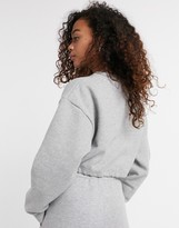 Thumbnail for your product : Juicy Couture co-ord crop logo sweatshirt in grey