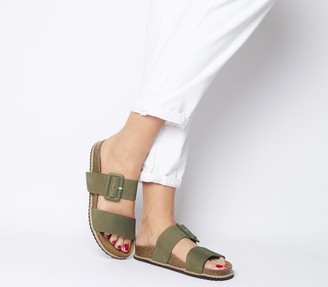strappy footbed sandals