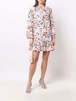 Thumbnail for your product : Kate Spade Floral-Print Long-Sleeve Dress