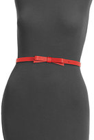 Thumbnail for your product : Kate Spade Skinny Leather Bow Belt