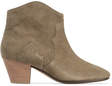 isabel marant etoile the dicker suede ankle boots beige