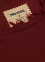 Thumbnail for your product : UMA WANG Distressed border cashmere sweater