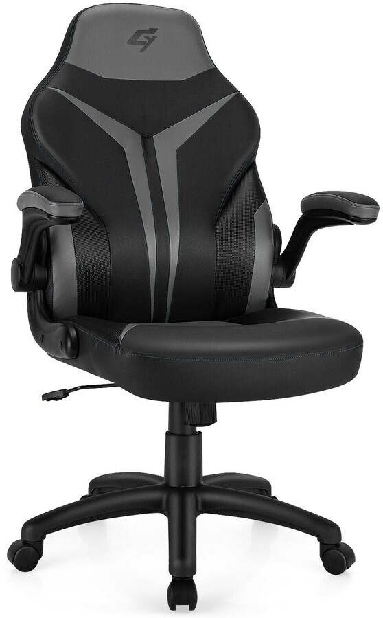 Gymax High Back Gaming Chair Height Adjustable Swivel Computer Office