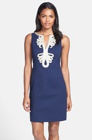 Thumbnail for your product : Lilly Pulitzer 'Janice' Soutache Cotton Shift Dress