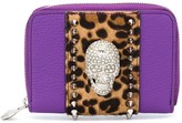 Thumbnail for your product : Philipp Plein Crystal Skull Small Wallet