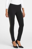 Thumbnail for your product : Lafayette 148 New York Faux Leather Panel Leggings