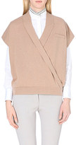 Thumbnail for your product : Brunello Cucinelli Wrap-style cashmere jumper