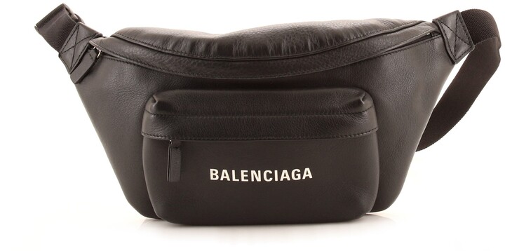 balenciaga leather fanny pack