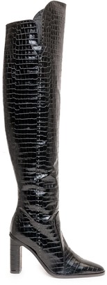 max mara crocodile boots