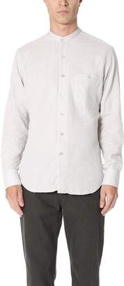 Freemans Sporting Club Long Sleeve Band Collar Shirt