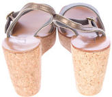 Thumbnail for your product : K Jacques St Tropez Cork Wedges Sandals