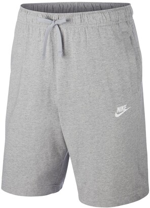 nike grey cotton shorts