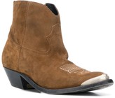 Thumbnail for your product : Golden Goose Young Leather Cowboy Boots