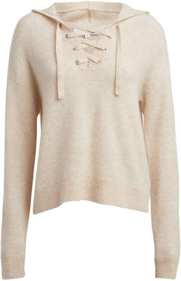 Intermix Sachi Hooded Wool-Blend Sweater