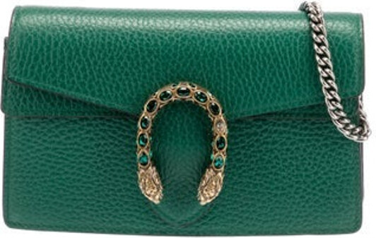 GG Marmont mini shoulder bag in green velvet | GUCCI® US