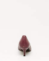 Thumbnail for your product : Le Château Leather Lizard Embossed Pointy Pump