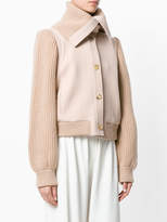 Thumbnail for your product : Chloé knitted detail jacket