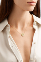 Thumbnail for your product : Jennifer Meyer Letter 18-karat Gold Diamond Necklace - W