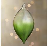 Thumbnail for your product : Crate & Barrel Green Global Dip Dyed Drop Ornament