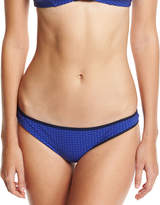 Thumbnail for your product : Diane von Furstenberg Classic Dotted Bikini Swim Bikini Bottom, Blue