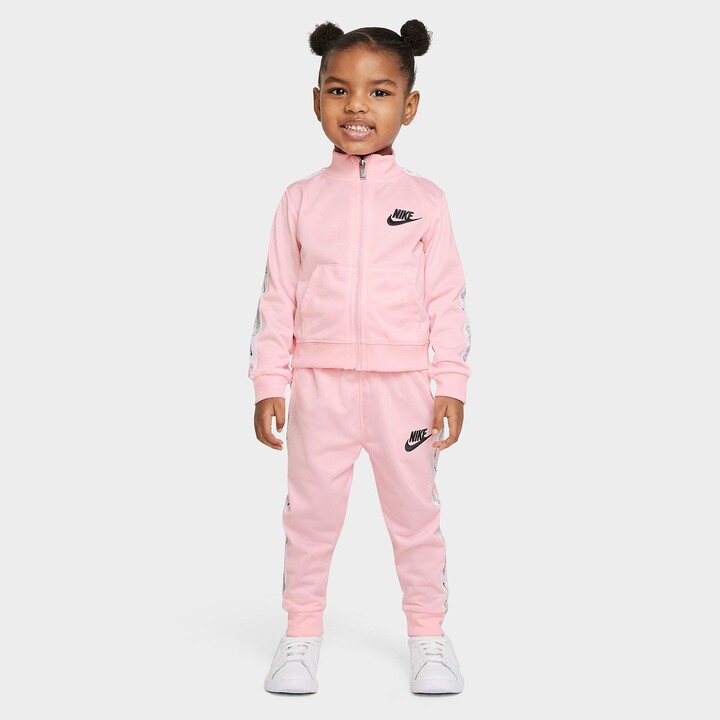 Nike Girls' Infant Swoosh Love Tricot Track Jacket and Jogger Pants Set -  ShopStyle