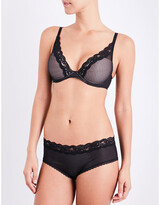 Thumbnail for your product : Passionata Brooklyn stretch-mesh plunge bra