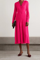 Thumbnail for your product : Jason Wu Collection Shirred Silk-crepon Midi Dress