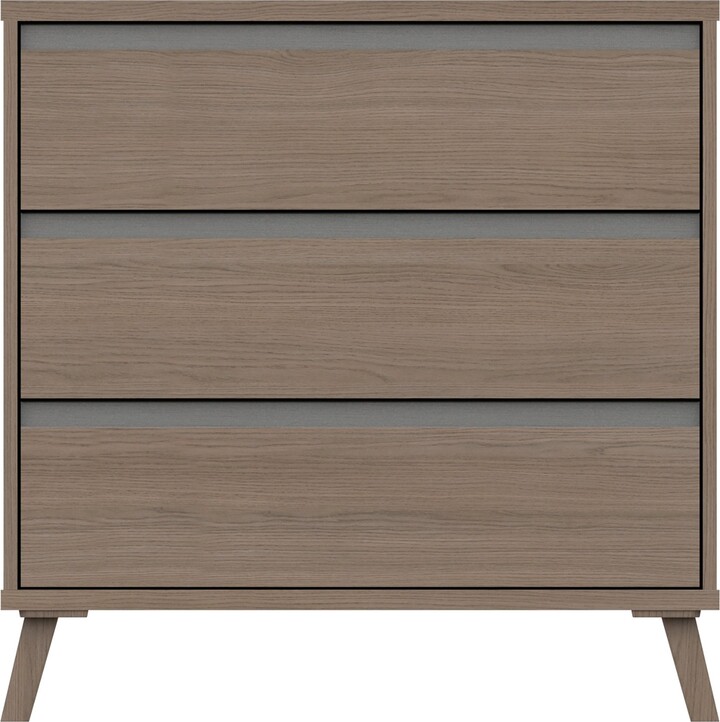 One Call Furniture Jenson 3 Drawer Chest Grey ShopStyle