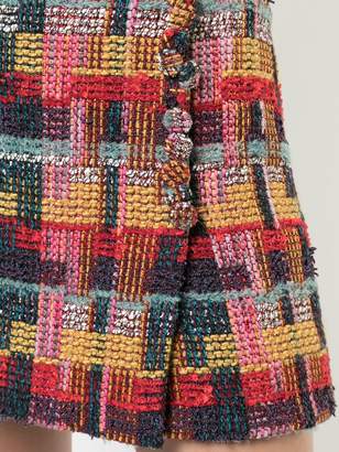 Adam Lippes tweed mini skirt
