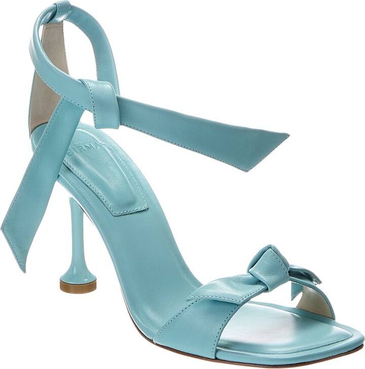 Alexandre Birman Clarita Square Flare 85 Leather Sandal