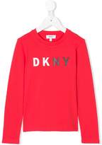 Thumbnail for your product : DKNY logo print T-shirt