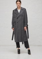 Thumbnail for your product : Yang Li Grey Belted Trench